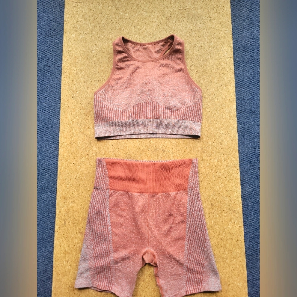 Fabletics Shorts & Sports Bra Set